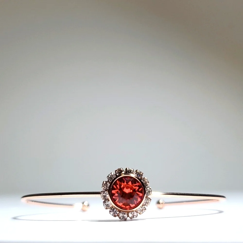 Ted Baker London Coral Swarovski Crystal Sappelle Daisy Lace Ultra Fine Cuff